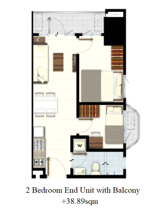 https://www.manilacondohub-smdc.com/images/properties/light-2/unit-layouts/08 - LIGHT 2 - Type 11 2BR end with balcony (+38.89sqm).webp